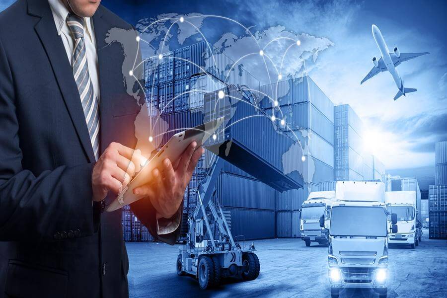 Map of our global logistics network